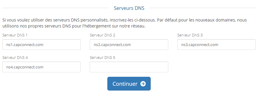 خوادم أسماء DNS