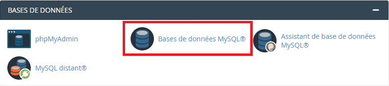 قواعد بيانات MySQL في cPanel