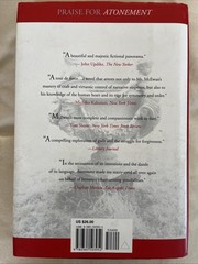 Atonement : A Novel by Ian McEwan (2002, Hardcover)