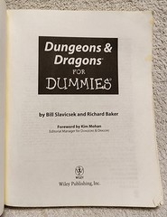Dungeons & Dragons For Dummies Book D&D RPG Guide Reference Wiley No Map