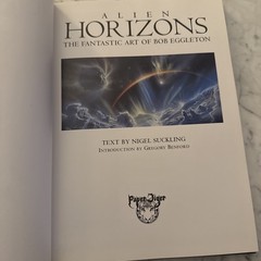 Alien Horizons: The Fantastic Art of Bob Eggleton (Signed by Artist) 1995