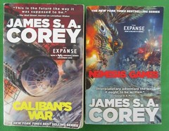 LOT 2 TRADE PB EXPANSE SERIES NOVELS- JAMES S.A.COREY: 2 CALIBAN’S WAR,5 NEMESIS