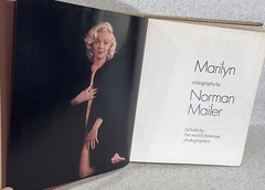 MARILYN A Biography By Norman Mailer 1973 HB Vtg Book~GREAT PHOTOS 2nd Printing