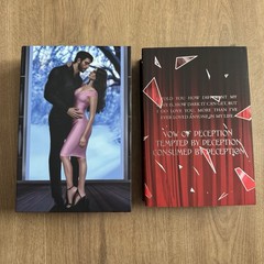 Books For Days Crate Rina Kent Deception Trilogy Hardcover & Case Red Edges