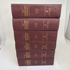 The Anchor Bible Dictionary – 6 Volume Set Hardcover 1992 Doubleday Burgundy