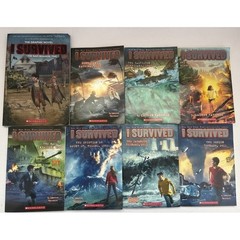 Lauren Tarshis I Survived Lot of 8 Paperback Book Bundle Historical Homeschool