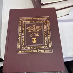 The Anchor Bible Dictionary – 6 Volume Set Hardcover 1992 Doubleday Burgundy