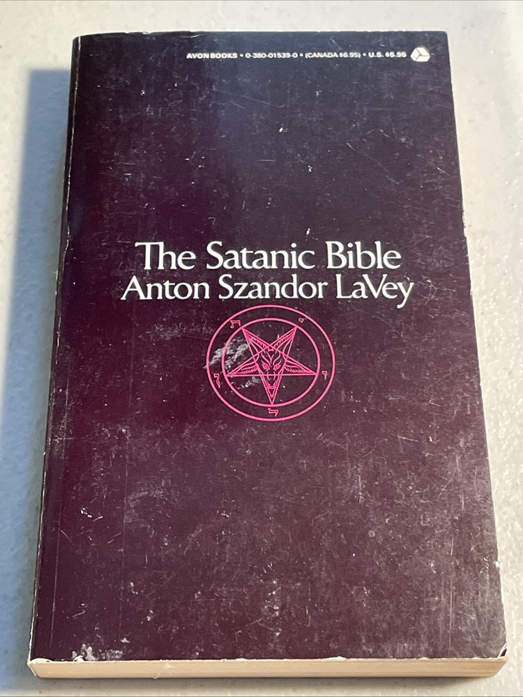 The Satanic Bible Anton LaVey Satanism 1st Edition 31st Printing Canada Vintage
