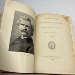 Mark Twain The Man That Corrupted Hadleyburgand Other Stories and Essays 1900 HC
