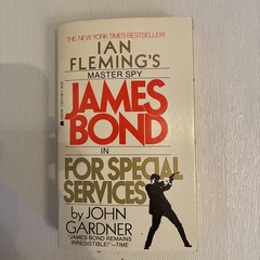 James Bond Novels By John Gardener 7 Novels 8 In Total Vg Condition
