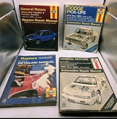 Haynes Repair Manuals 3 In Poor Condition See Pictures Lot Of 4