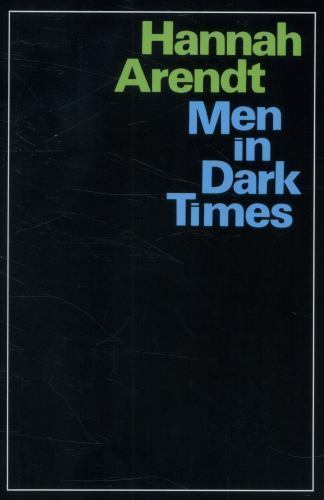 Men in Dark Times by Hannah Arendt (1970, Trade Paperback)