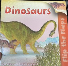 Flip the Flaps Series: Dinosaurs by Judy Allen (2008, Paperback)