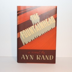 The Fountainhead Ayn Rand 1968 Bobbs-Merrill Macmillian HC Literary Classic