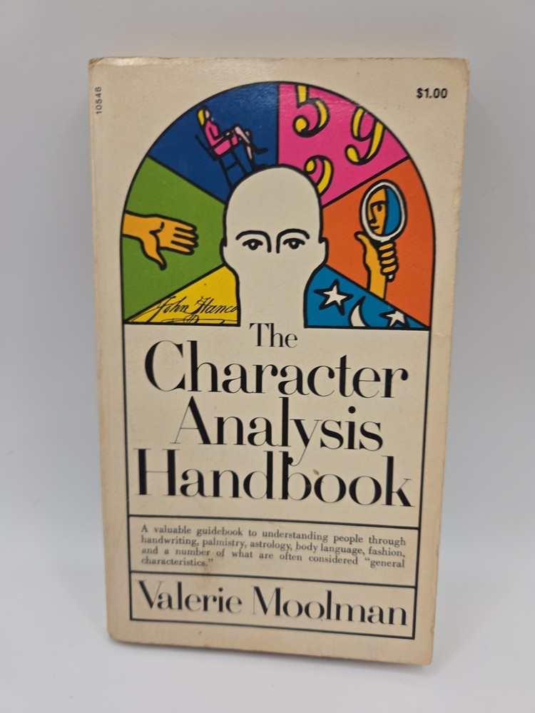 the character analysis handbook By Valerie Moolman 1971 Paperback G-490