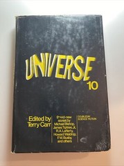 UNIVERSE 10, ed. by Terry Carr – 1980 HC science fiction anthology abt