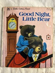 Vintage A Little Golden Book Good Night, Little Bear .89 301-44 1961 #686