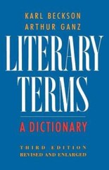 Literary Terms: A Dictionary – Paperback By Beckson, Karl – GOOD