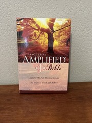 Amplified Bible by Zondervan (1987, HC, Large Type / large print edition)