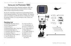 GARMIN Fishfinder 160C Color Sonar Owners Manual 2006 – WIRE BOUND – COVERS