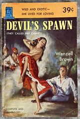 DEVIL’S SPAWN Wenzell Brown 1952 Permabooks Paperback Book Pulp Lust Drama A759