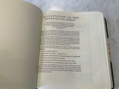 ESV Journaling Bible and 3 Sticker Sheets