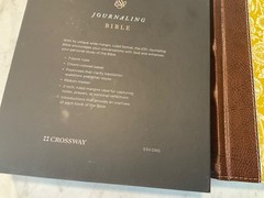 ESV Journaling Bible and 3 Sticker Sheets