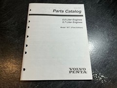 1998-1999 Volvo Penta Model WT 5.0L GM 305 & 5.7L GM 350 V8 Engine Parts Catalog