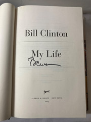 My Life SIGNED by Bill Clinton, 2004 HCDJ First Edtion