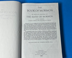 1989 EXTRA LARGE Book of Mormon LDS PB 12 x 8.5 inches