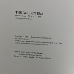 SIGNED LIMITED DELUXE ED The Golden Era: Celebration of Light G. HARVEY Art Book