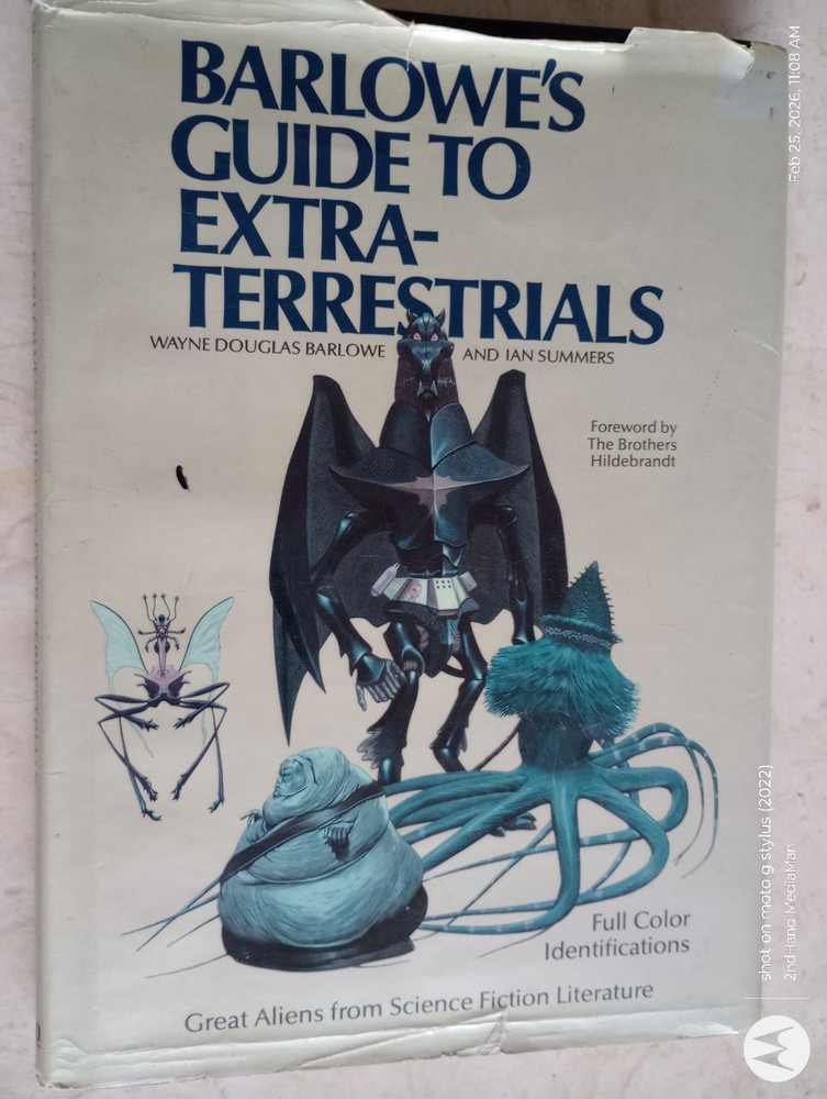 1979 FIRST/2NDpt WAYNE BARLOWE’S GUIDE TO EXTRATERRESTRIALS HC/HARDCOVER/DJ BOOK