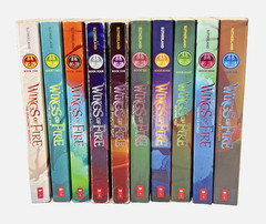 Wings of Fire 1-10 Paperback Book Set Lot Tui T. Sutherland