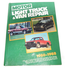 MOTOR Light Truck & Van Repair Car Manual 1980 to 1988 Lg Hardback Cover