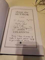 1ST EDITION INSCRIBED BY AUTHOR JOHN COLAPINTO ABOUT THE AUTHOR HC COLLECTIBLE