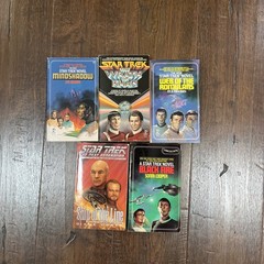 Lot Of 5 Various Star Trek Novels; Miscellaneous Authors; SW1