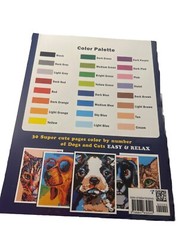 Mystery Mosaics Color By Number Dazzling Dogs & Cats 3×3 mm