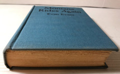 b Evan Evans aka Max Brand MONTANA RIDES AGAIN 1934 Harper Bros First Edition