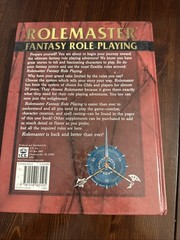 Rolemaster Fantasy Role Playing by John Curtis, Peter Fenlon and Coleman…