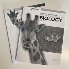 Apologia Biology Solutions Manual & Tests Packet Kit Sealed Cut Cover