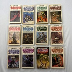 Conan Complete Main Series Robert E. Howard Ace Books Vintage Paperback Set 1-12