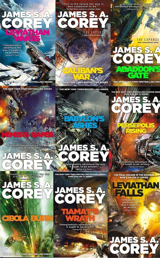 James S A Corey Expanse Series 9 Collection Set