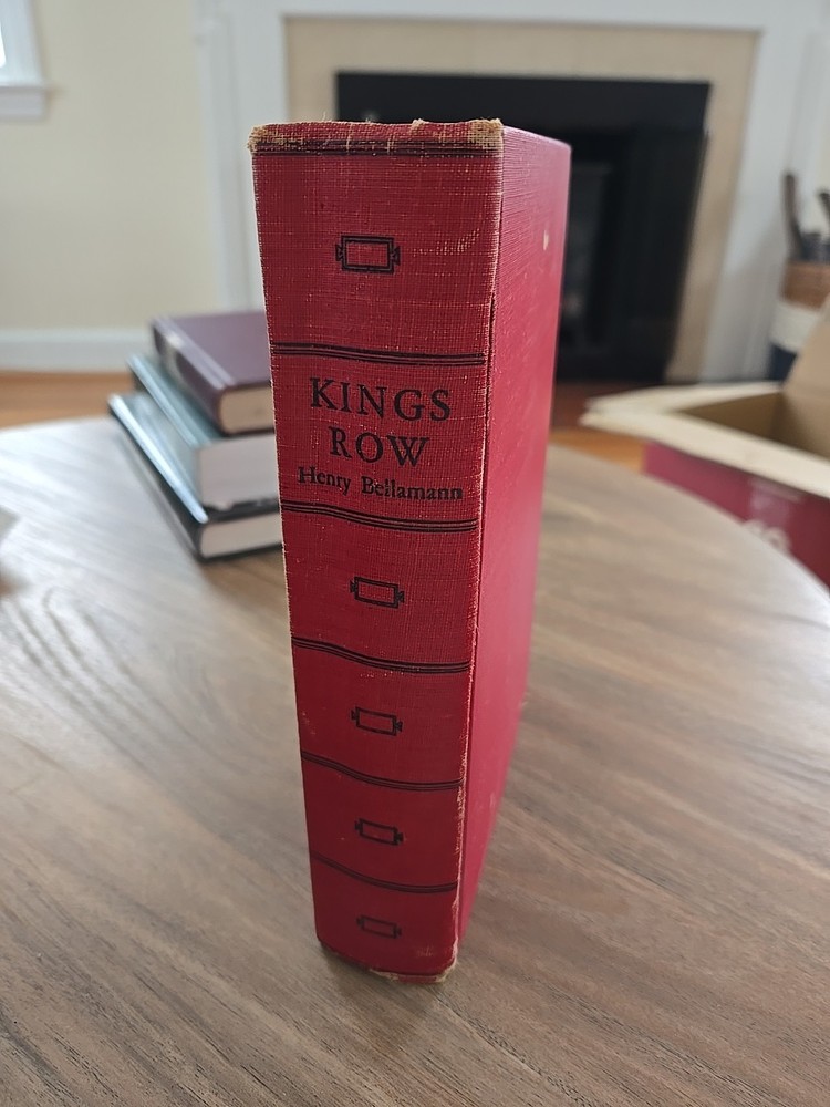 KINGS ROW by Henry Bellamann 1941 Simon Schuster Hardcover Book