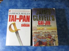 LOT OF 2 ASIAN SAGA Tai-Pan + Gai-Jin JAMES CLAVELL PB 1975 Shogun Series