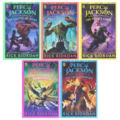 Percy Jackson And The Olympians Series By Rick Riordan 5 Books – Ages 9+ – PB