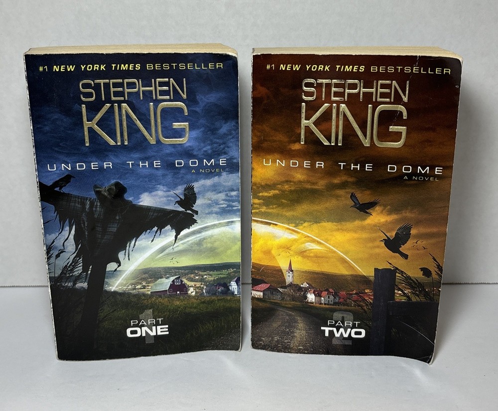 Under the Dome by Stephen King – Part One & Two – Sci-Fi, Horror Paperback Lot
