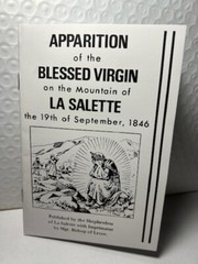 Apparition of the Blessed Virgin on the Mountain of LaSalette, 1846 – Ship $1.00