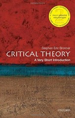 Critical Theory: A Very Short Introduction (Ver, Bronner Paperback..