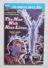 HARLAN ELLISON ACE DOUBLE – The Man With Nine Lives / A Touch of Infinity D-413