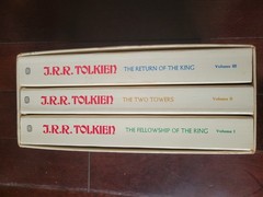 The Lord Of The Rings Trilogy Tolkien Box Set Ballantine Paperback Books 1975